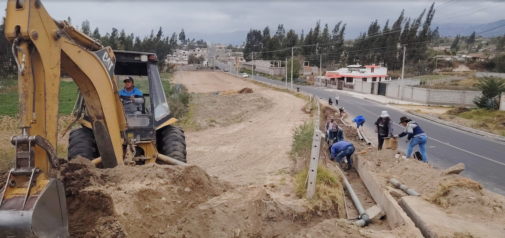 Trabajo con maquinaria pesada